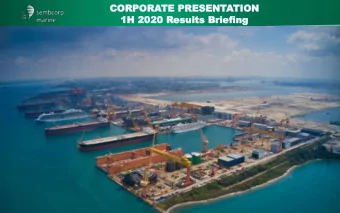 CO  CORPO  RPORA  RATE  TE PRE  PRESE  SENTATIO  TION  1H 2020  1H 20  20 Resu  esult  lts  s