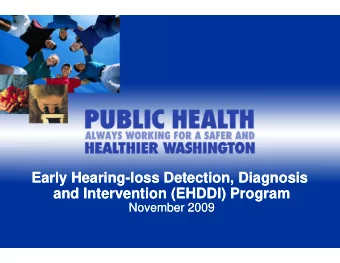 Early Hearing  Early Hearing  Early Hearing loss D  Early Hearing-loss D  loss D  loss D