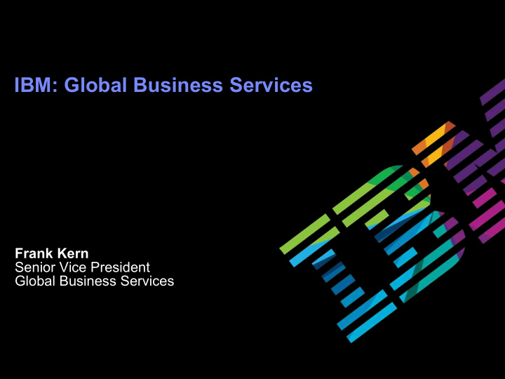 ibm global business services