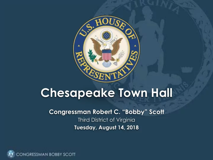 chesapeake town hall