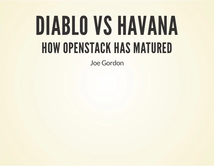 diablo vs havana