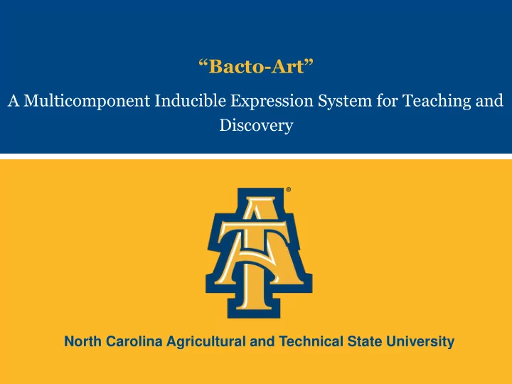 bacto art