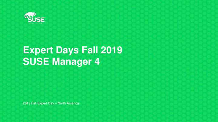 suse manager 4
