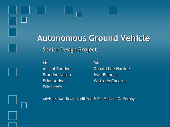 autonomous ground vehicle