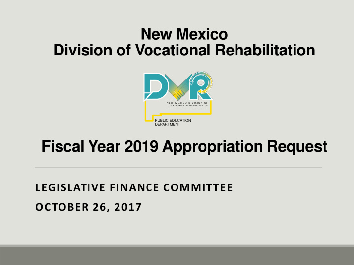 new mexico division of vocational rehabilitation