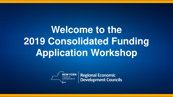 2019 consolidated funding