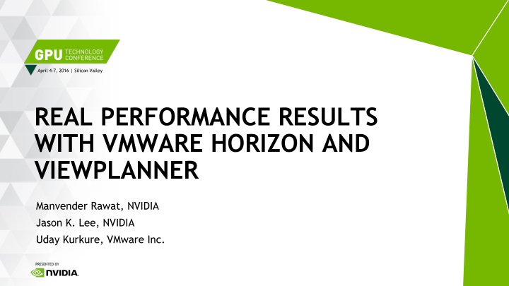 real performance results with vmware horizon and