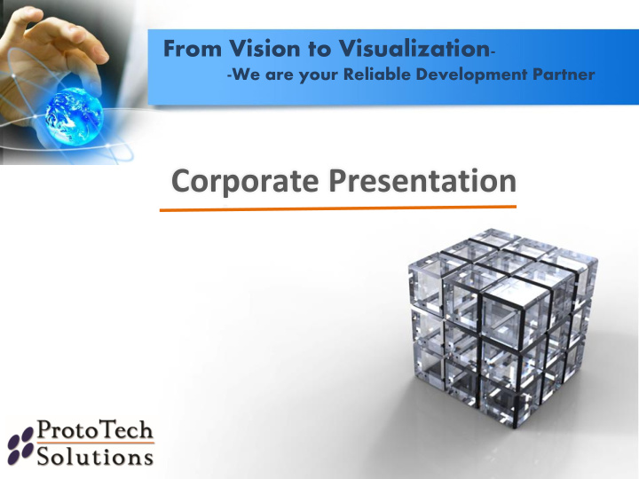 corporate presentation corporate overview
