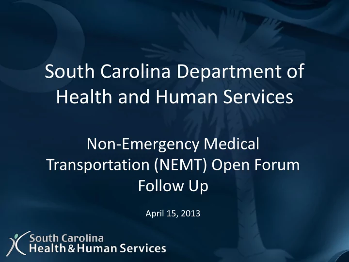 health and human services
