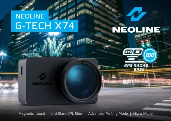 ERGONOMICS AND INTERFACE  The sleek NEOLINE G-Tech X74 case is equipped with easy-to-operate