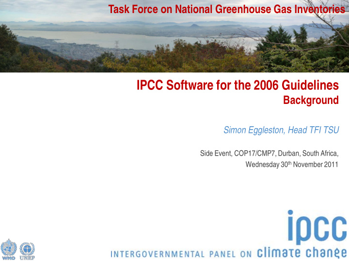 ipcc software for the 2006 guidelines