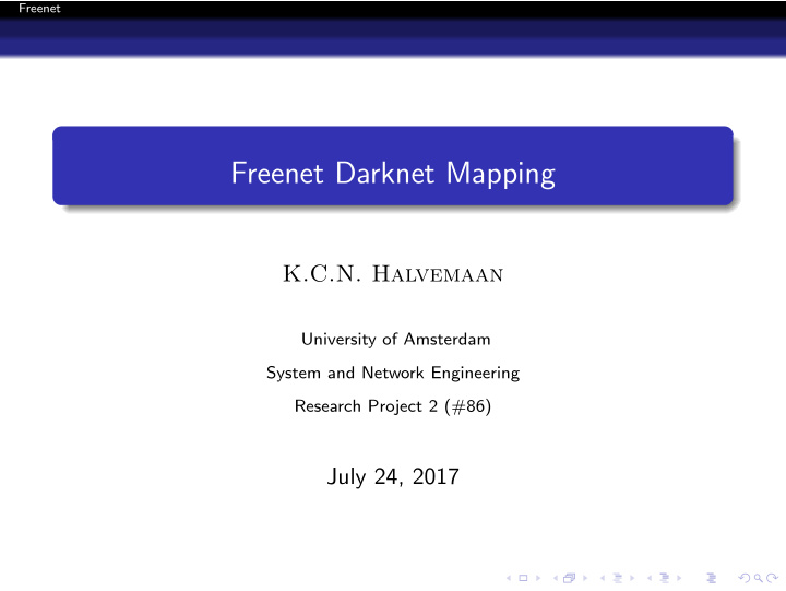 freenet darknet mapping