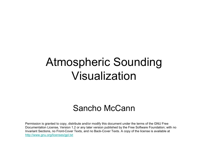 atmospheric sounding visualization