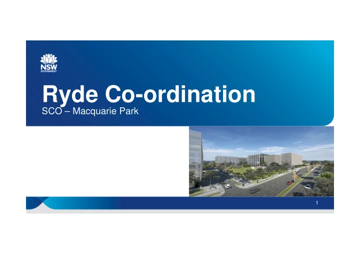 ryde co ordination