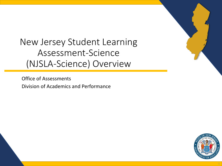 new jersey student learning assessment science njsla