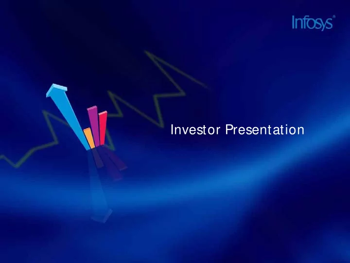 investor presentation safe harbor