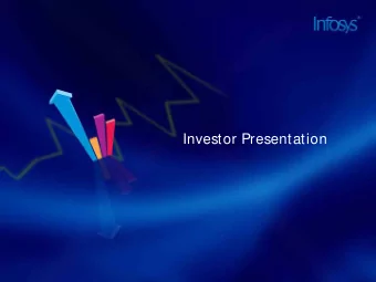 Investor Presentation  Safe Harbor  This presentation includes statements which may constitute