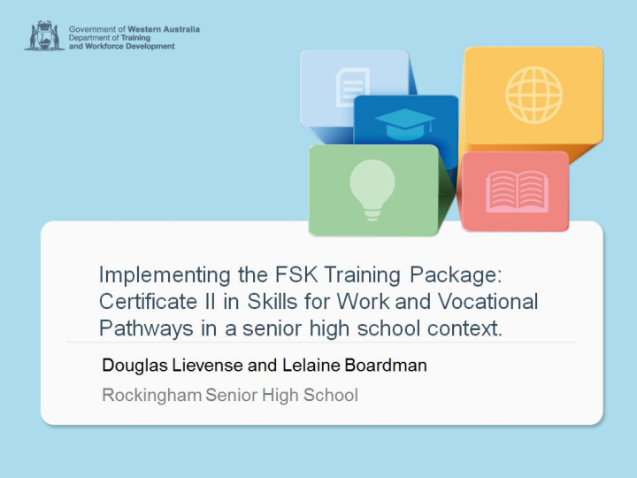 certificate ii in skills for work and vocational pathways