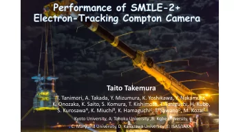 Taito Takemura  T. Tanimori, A. Takada, Y. Mizumura, K. Yoshikawa, Y. Nakamura,  K. Onozaka, K.