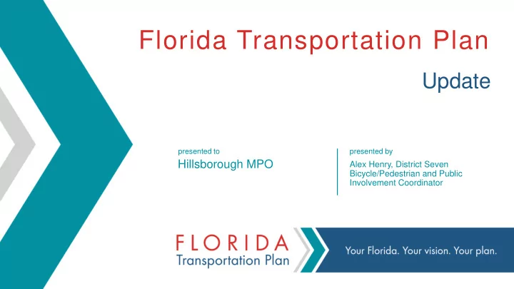 florida transportation plan