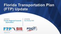 florida transportation plan ftp update