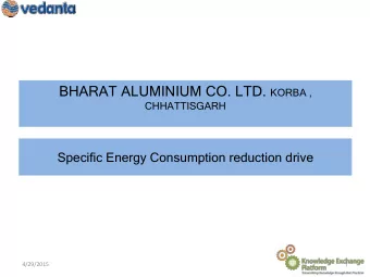 Company Profile  Bharat Aluminum Co. Ltd. (BALCO) was incorporated in the year 1965 as a Public