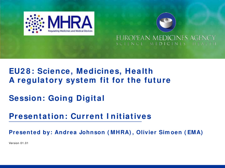 eu2 8 science medicines health a regulatory system fit