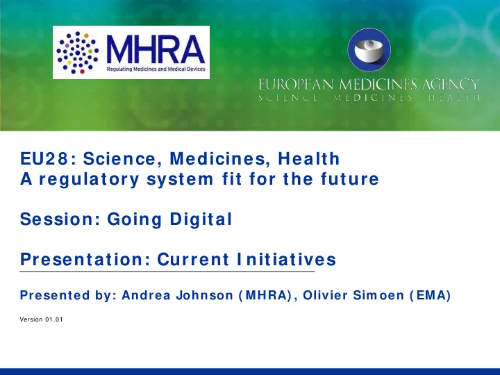 eu2 8 science medicines health a regulatory system fit
