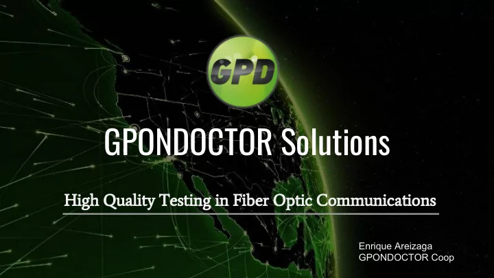 gpondoctor solutions
