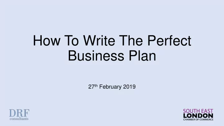 business plan