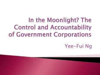 Yee-Fui Ng  Government  Corporations  Statutory  Government  Corporations  Companies