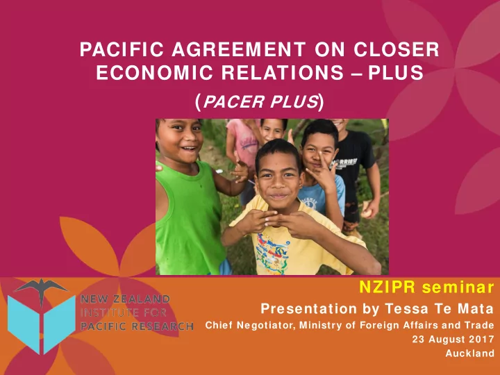 pacific agreement on closer economic relations plus pacer