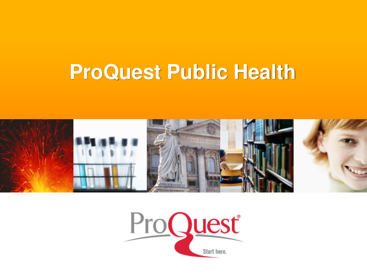 proquest public health
