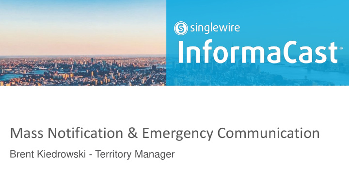 mass notification emergency communication