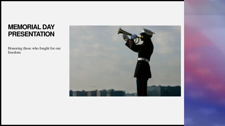 memorial day