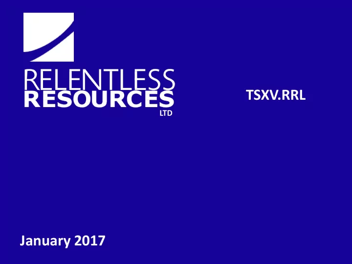 tsxv rrl