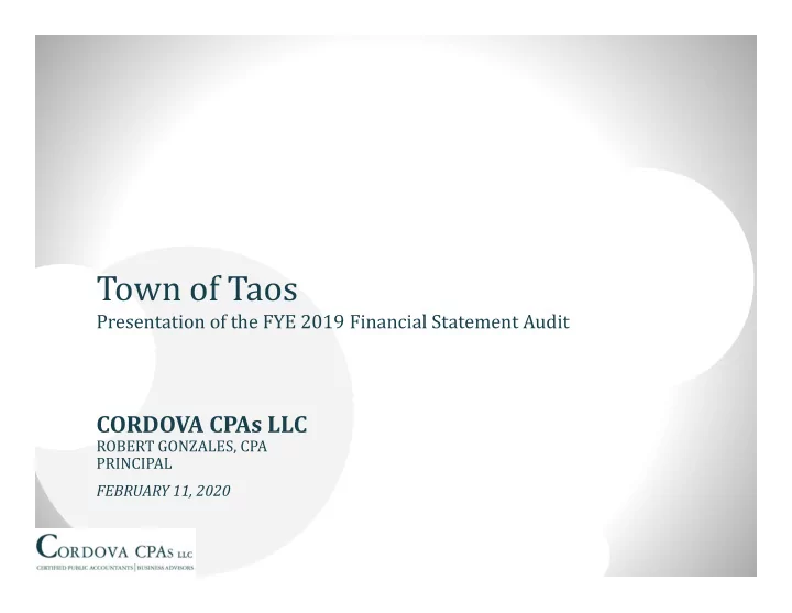 town of taos