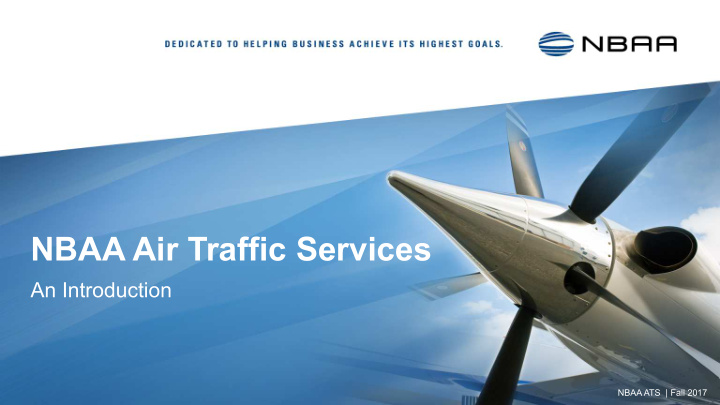 nbaa air traffic services