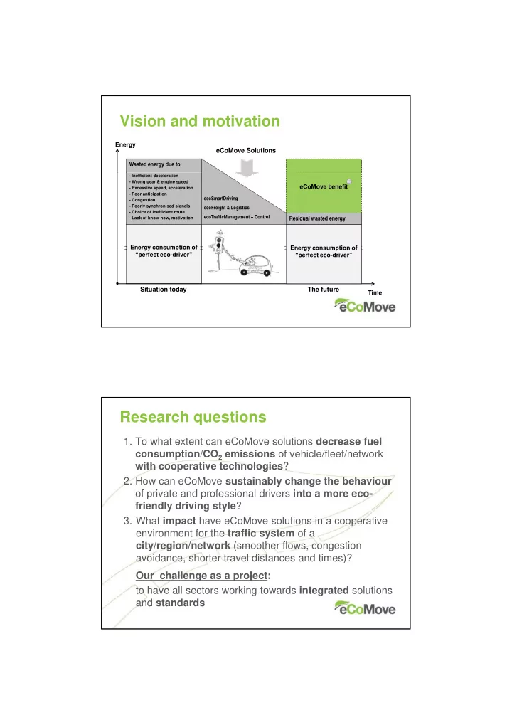 vision and motivation
