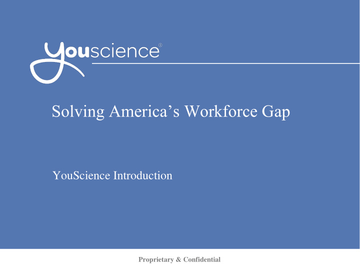 solving america s workforce gap
