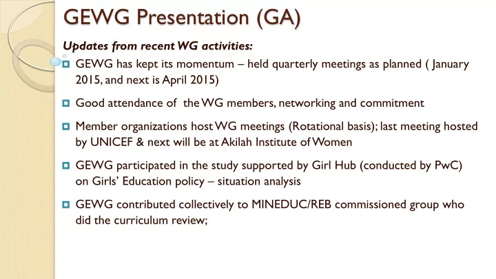 gewg presentation ga