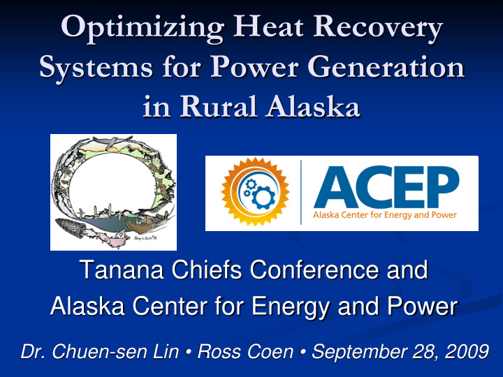 optimizing heat recovery systems for power generation in