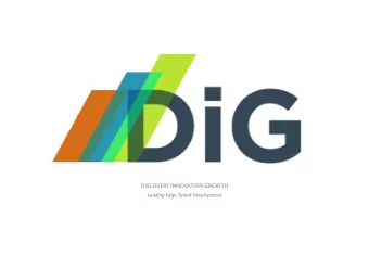 DISCOVERY INNOVATION GROWTH  Leading Edge Talent Development  A leadership Game to  understand the