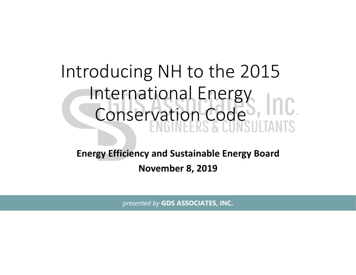 introducing nh to the 2015 international energy