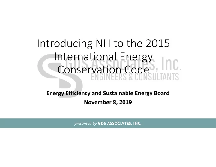 introducing nh to the 2015 international energy