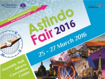 Technical Meeting Rundown  TIME  Presentation  Presenter  13.00  13.05  Opening  ASTINDO FAIR