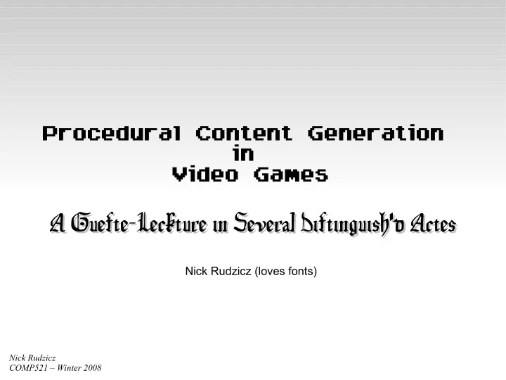 a guefte leckture in several diftinguish d actes a guefte