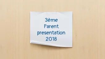 3me  Parent  presentation  2018  Lateless: A Helpful Reminder   Late students will not be
