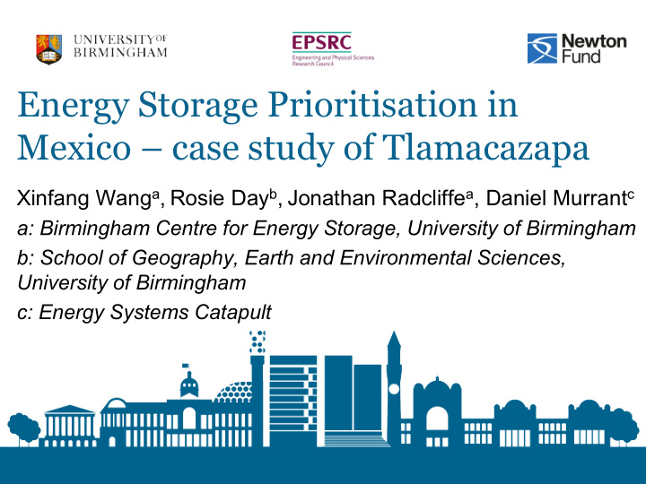 energy storage prioritisation in mexico case study of