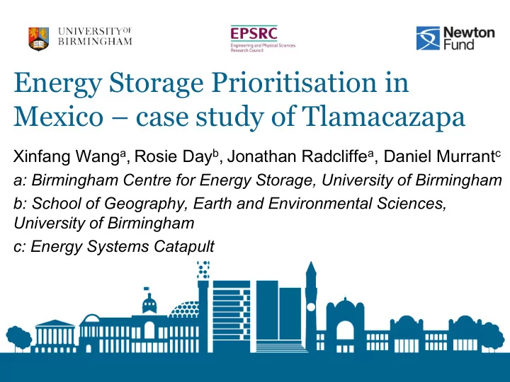 energy storage prioritisation in mexico case study of